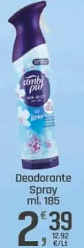 Supermercati Dok Ambi pur Deodorante Spray offerta