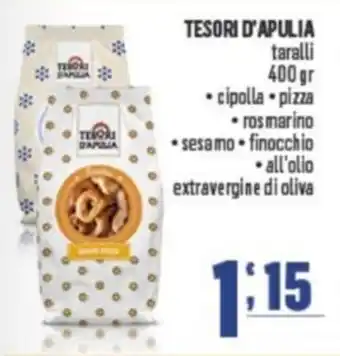 Gruppo di Palo TESORI D'APULIA taralli offerta