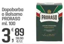 Supermercati Dok Dopobarba o Balsamo PRORASO offerta