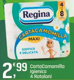 Supermercati Dok Regina CartaCamomilla Igienica offerta