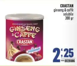 Gruppo di Palo CRASTAN ginseng & caffe solubile offerta