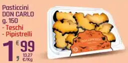 Supermercati Dok Pasticcini Don Carlo Teschi e Pipistrelli offerta