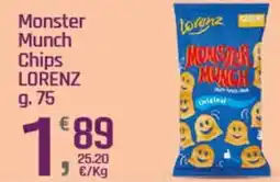 Supermercati Dok Monster Munch Chips LORENZ offerta
