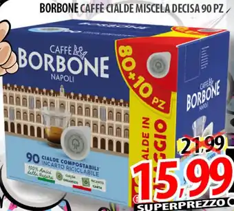 Borbone caffè cialde miscela decisa