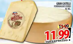 Il Genio Supermercato Gran castelli formaggio duro offerta