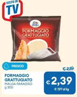 MD Discount Formaggio grattugiato malga paradiso offerta