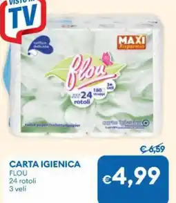 MD Discount Carta igienica FLOU offerta
