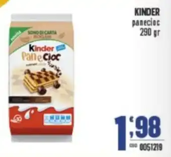Gruppo di Palo KINDER panecioc offerta