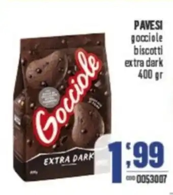 Gruppo di Palo PAVESI gocciole biscotti extra dark offerta