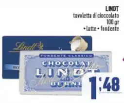 Gruppo di Palo LINDT tavoletta di cioccolato offerta
