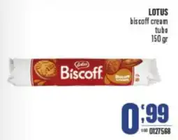 Gruppo di Palo LOTUS biscoff cream tubo offerta