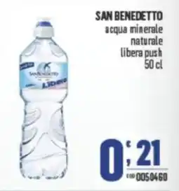 Gruppo di Palo SAN BENEDETTO acqua minerale naturale libera push offerta