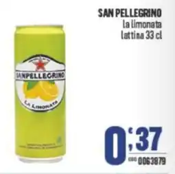 Gruppo di Palo SAN PELLEGRINO la limonata Lattina offerta