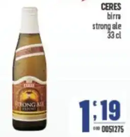 Gruppo di Palo CERES birra strong ale offerta