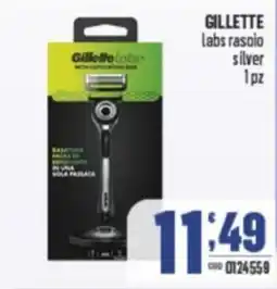 Gruppo di Palo GILLETTE labs rasoio silver offerta