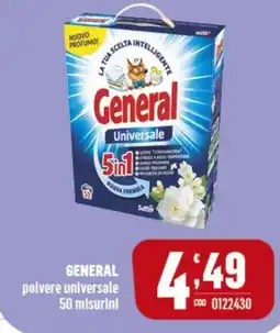 Gruppo di Palo GENERAL polvere universale 50 misurini offerta