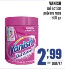 Gruppo di Palo VANISH oxi action polvere rosa offerta
