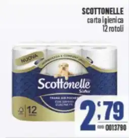 Gruppo di Palo SCOTTONELLE carta igienica 12 rotoli offerta