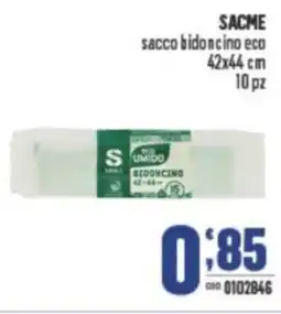 Gruppo di Palo SACME sacco bidoncino eco 42x44cm 10 pz offerta