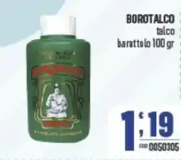 Gruppo di Palo BOROTALCO talco barattolo offerta