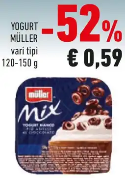 Conad Yogurt MÜLLER vari tipi offerta