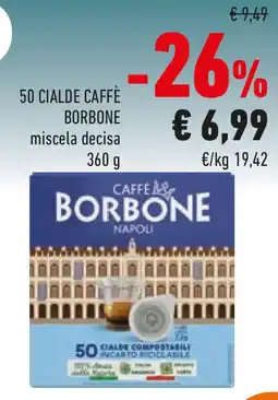 Conad 50 cialde CAFFÈ BORBONE miscela decisa offerta