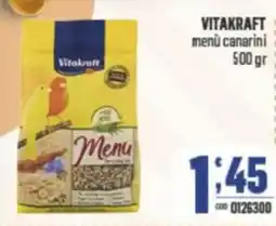 Gruppo di Palo VITAKRAFT menù canarini offerta