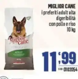 Gruppo di Palo MIGLIOR CANE i preferiti adult alta digeribilità con pollo e riso offerta