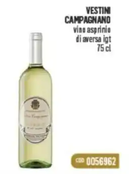 Gruppo di Palo VESTINI CAMPAGNANO vino asprinio di aversa igt offerta