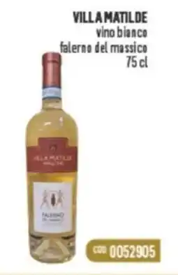 Gruppo di Palo VILLA MATILDE vino bianco falerno del massico offerta