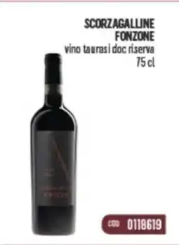 Gruppo di Palo SCORZAGALLINE FONZONE vino taurasi doc riserva offerta