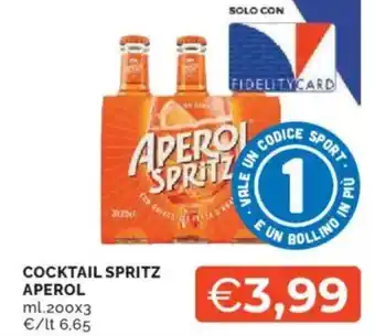 Mercatò Cocktail spritz APEROL offerta