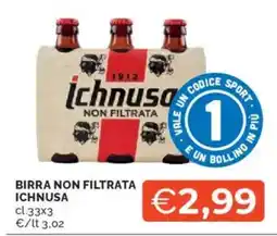 Mercatò Birra non filtrata ICHNUSA offerta