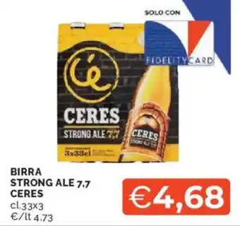 Mercatò Birra strong ale 7,7 CERES offerta