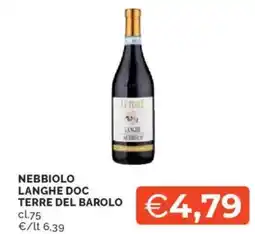 Mercatò Nebbiolo langhe doc terre del barolo offerta