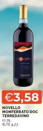 Mercatò Novello monferrato doc terredavino offerta