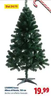Lidl LIVARNO home Albero di Natale, 150 cm offerta