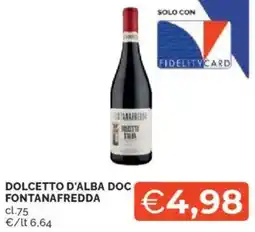 Mercatò Dolcetto d'alba DOC FONTANAFREDDA offerta