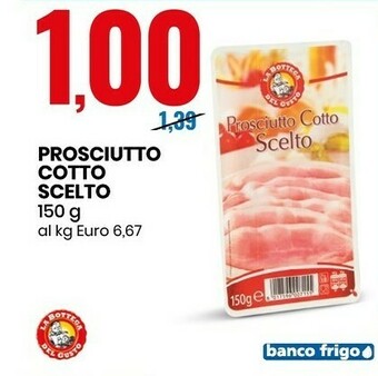 Eurospin Prosciutto cotto offerta