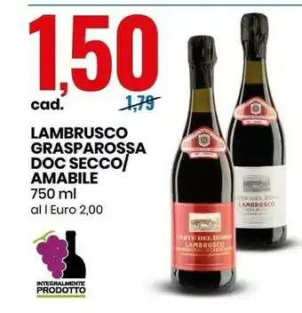 Eurospin Lambrusco offerta