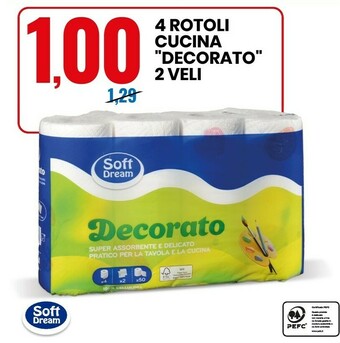 Eurospin Rotoli di carta offerta