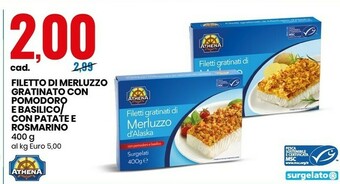 Eurospin Filetti di merluzzo offerta