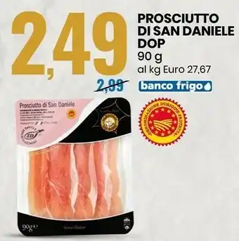 Eurospin Prosciutto san daniele offerta