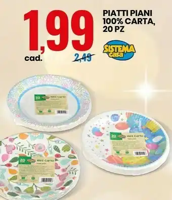 Eurospin Piatti di plastica offerta