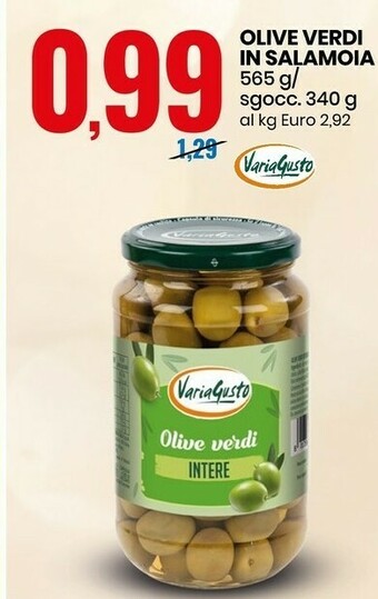 Eurospin Olive offerta