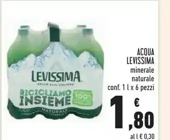 Conad Margherita Acqua minerale naturale 6000 ml offerta