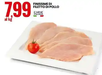 Eurospin Finissime di filetto di pollo carne offerta