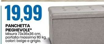 Eurospin Vicino a te panchetta pieghevole offerta