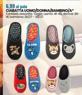 Eurospin Ciabatta uomo offerta