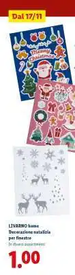 Lidl LIVARNO home Decorazione natalizia per finestre offerta